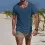 Wide Neck Pocket Beach T-Shirt