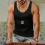 Men's Basic Deep Round Neck Cotton Summer Casual Tank Top