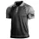 Men's Outdoor American Flag Tactical Sport PoLo Neck T-Shirt