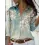 Casual Loose Floral Print Sun Protection Long Sleeve Blouse