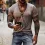 Men's Vintage Casual V-Neck Stretch T-Shirt