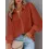 Casual Loose Solid Color Cardigan Long Sleeve Blouse