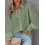 Casual Loose Solid Color Cardigan Long Sleeve Blouse