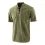 Men's Short Sleeve Drawstring Henley Shirt