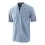 Men's Short Sleeve Drawstring Henley Shirt