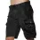 Men's Vintage Multi-pocket Drawstring Cotton Cargo Shorts