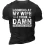 Looking At My Wife I Think Damn She's A Lucky Woman Men's T-Shirt