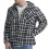 Men's Outdoor Retro Plaid Thermal Hooded Jacket