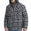 Men's Outdoor Retro Plaid Thermal Hooded Jacket