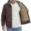 Men's Outdoor Retro Plaid Thermal Hooded Jacket