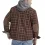 Men's Outdoor Retro Plaid Thermal Hooded Jacket