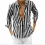 Men's Striped Casual Long Sleeve Shirt