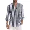 Men's Striped Casual Long Sleeve Shirt