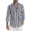 Men's Striped Casual Long Sleeve Shirt