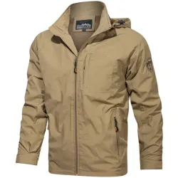 Men\'s Casual Windproof Outdoor Hooded Storm Jacket