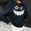 Smiley Print Casual Oversized Men's Sweatshirt