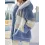 Casual Loose Contrast Plush Panel Zip Hooded Coat