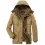 Men's Outdoor Multi-pocket Hooded Padded Coat