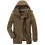 Men's Outdoor Multi-pocket Hooded Padded Coat