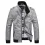 Men's Outdoor Stand Collar Baseball Bomber Jacket