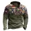 Men's Outdoor Ethnic Pattern Stitching Tooling Tactical Sweatshirt