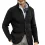 Men's Casual Stand Collar Thick Knit Suit Jacket