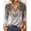 Round Neck Casual Loose Vintage Print Long Sleeve T-shirt