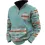 Men's Retro Western Ethnic Printed Sweatshirt