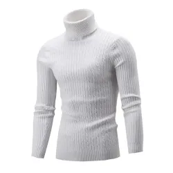 Men\'s Winter Slim Turtleneck Sweater