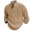 Men's Turtleneck Button Long Sleeve Sweater