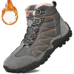 Men\'s Fleece Warm High Top Snow Boots