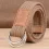 Men's Outdoor Casual Double Buckle Canvas Belt