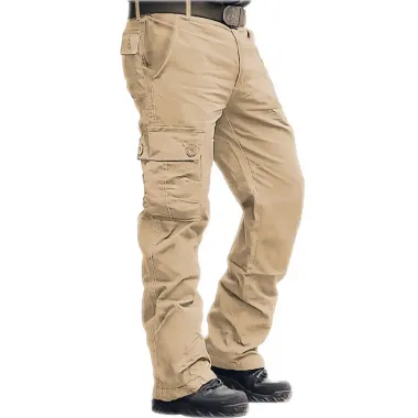 Men's Outdoor Multi-pocket Straight Casual Cargo Pants