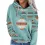 Women's Vintage Ethnic Print Hooded Sweatshirt