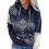 Women's Vintage Ethnic Print Hooded Sweatshirt