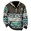 Men's Retro Western Ethnic Printed Sweatshirt