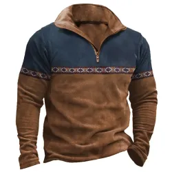 Men\'s Aztec Winter Sweatshirt