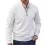 Men's Vintage Zip Stand Collar Knit Thin Sweater