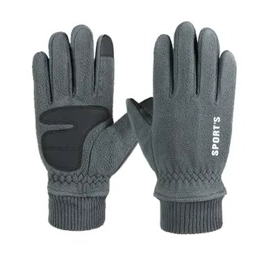 Men's Polar Fleece Windproof Outdoor Warm Gloves