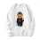 Men's Fashion Bear Print Crew Neck Sweatshirt