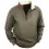 Men Vintage Zipper Stand Collar Sweatshirt