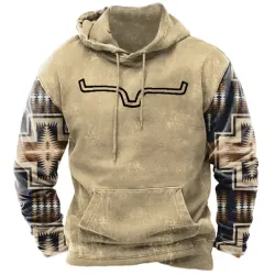 Aztec Cowboy Men\'s Hoodie