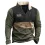 Men Outdoor Fleece Stand Collar Tactical Men's Sweatshirt