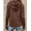 Hooded Loose Jacquard Pullover