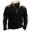 Men's Training Colorblock Waffle Lapel Sweatshirt