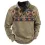 Men's Outdoor Ethnic Patterns Casual Stand Collar Sweatshirt