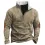 Men's Training Colorblock Lapel Sweatshirt