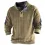 Men's Vintage Waffle Tactical Sweatshirt