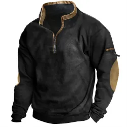 Men\'s Outdoor Tactical Quarter Zip Sweatshirt