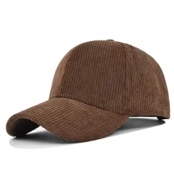 Men\'s Outdoor Retro Corduroy Casual Cap